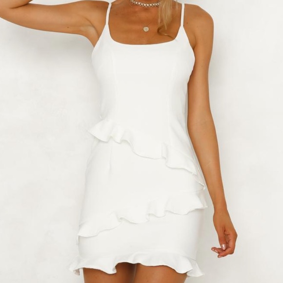 Hello Molly Dresses & Skirts - THROUGH THE DARK DRESS WHITE